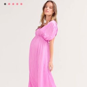 HATCH The Winslet Pleated Maxi Dress